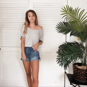 Free People Rising Sun Tee Shirt